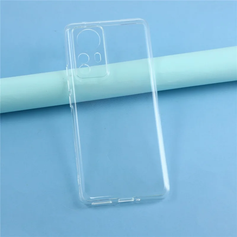 Clear Phone Case For Xiaomi 12 Pro 5G / 12S Pro 5G / 12 Pro (Dimensity) 5G , Ultra Thin Flexible TPU Back Cover - Transparent