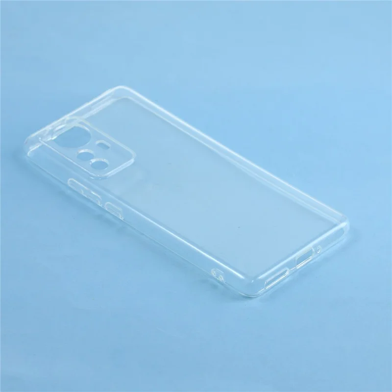 Clear Phone Case For Xiaomi 12 Pro 5G / 12S Pro 5G / 12 Pro (Dimensity) 5G , Ultra Thin Flexible TPU Back Cover - Transparent