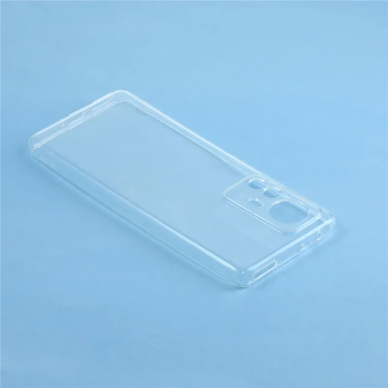 Clear Phone Case For Xiaomi 12 Pro 5G / 12S Pro 5G / 12 Pro (Dimensity) 5G , Ultra Thin Flexible TPU Back Cover - Transparent