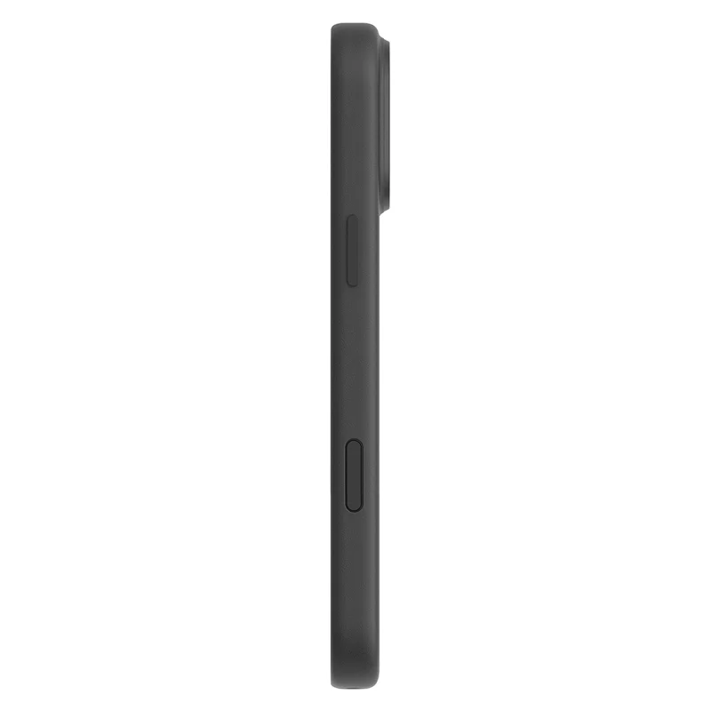 AULUMU A17 لهاتف iPhone 16 Pro Max غطاء مغناطيسي من جلد نباتي قابل للتحلل + غطاء هاتف من مادة البولي كربونات - أسود