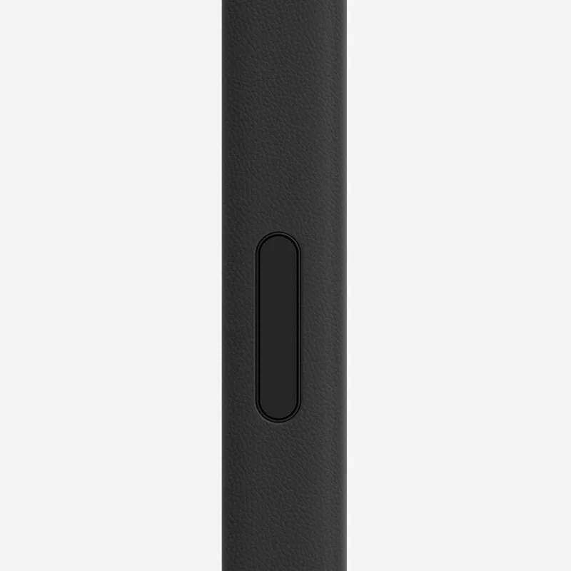 AULUMU A17 لهاتف iPhone 16 Pro Max غطاء مغناطيسي من جلد نباتي قابل للتحلل + غطاء هاتف من مادة البولي كربونات - أسود