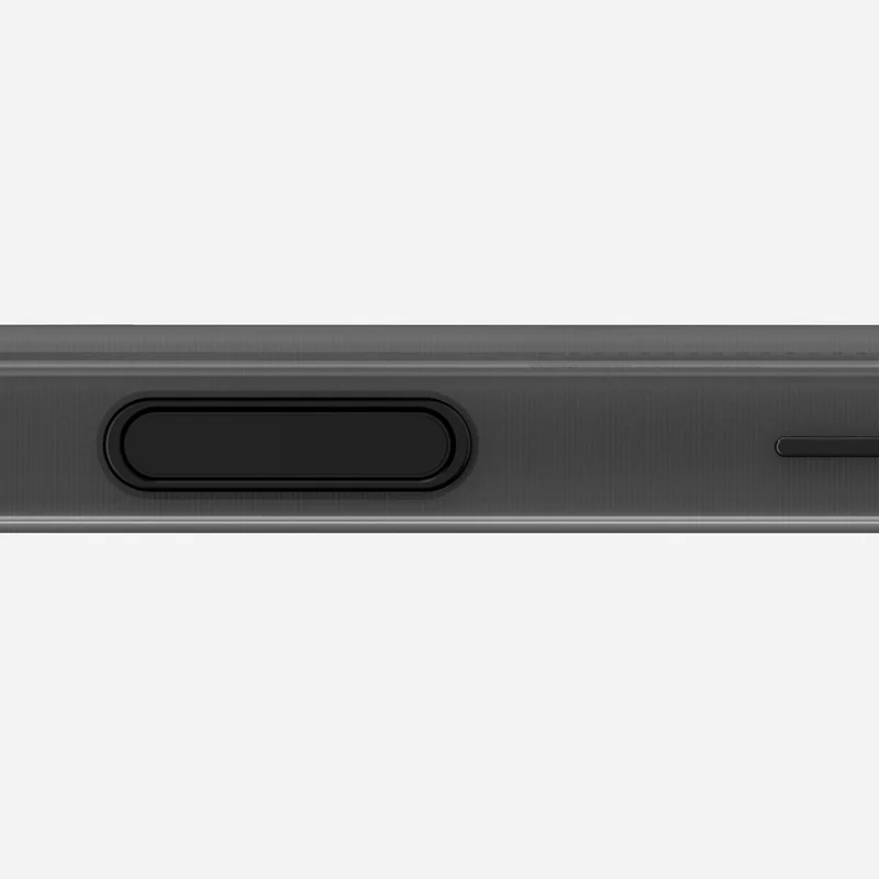 AULUMU pour iPhone 16 Pro Max Étui Magnétique avec Design Lumineux dans le Noir Coque en TPU IMD - Gris