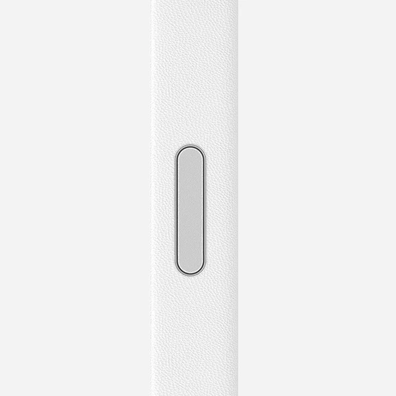 AULUMU A17 pour iPhone 16 Pro Coque Magnétique en Cuir Végétal Biodégradable + PC - Blanche