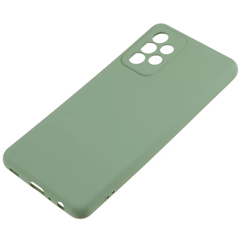 For Samsung Galaxy A13 4G Case Arc Edge 2.0mm TPU Protective Phone Cover - Green