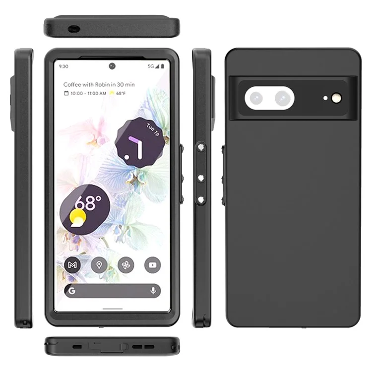 REDPEPPER Para Google Pixel 7 5G IP68 Caso de Telefone à Prova de Água à Prova de Choque Capa de Proteção de Telefone