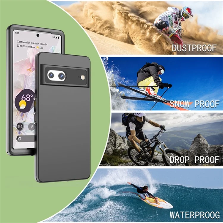 REDPEPPER Para Google Pixel 7 5G IP68 Caso de Telefone à Prova de Água à Prova de Choque Capa de Proteção de Telefone