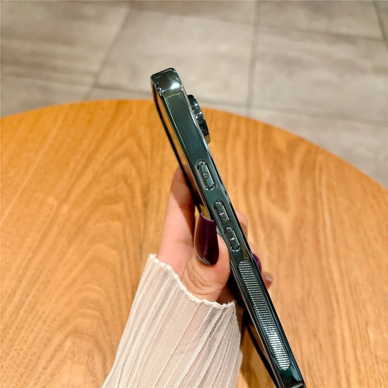 Magnetische hoes voor Google Pixel 9 Pro, volledige lensafdekking, geëmailleerde TPU schokbestendige telefoonhoes - Babyblauw