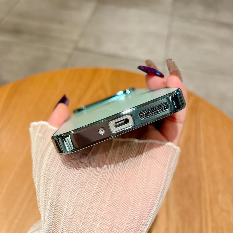 Voor Google Pixel 9 Pro XL Magnetische Hoes Volledige Lensbedekking Gegalvaniseerde TPU Stootvrije Telefoonhoes - Babyblauw