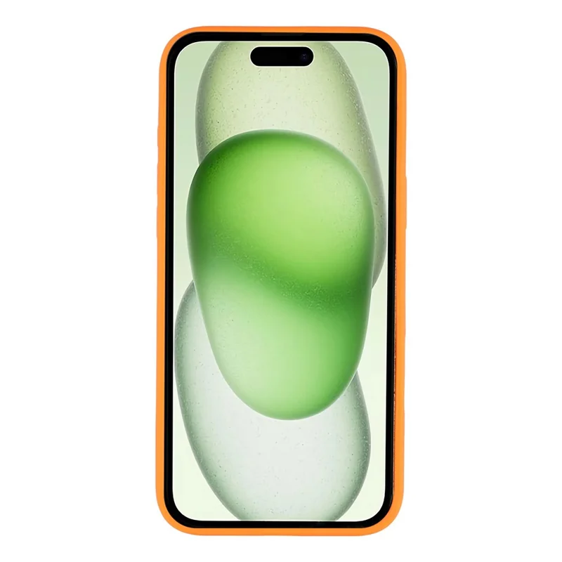 For iPhone 15 Pro Case Rotating Kickstand TPU + PC Anti-slip Matte Phone Back Cover - Orange