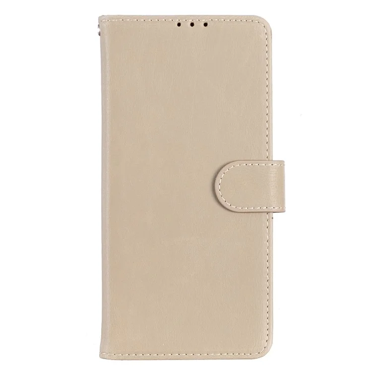 Case de Teléfono de Cuero PU Para Google Pixel 7 5G, Retro Crazy Horse Texture Stand Willet Cover Protective - Gris