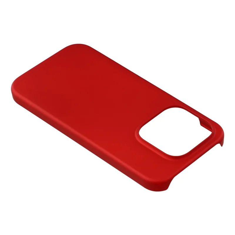 Funda para Xiaomi 17 Max, carcasa dura de PC resistente a caídas, diseño mate minimalista - Rojo