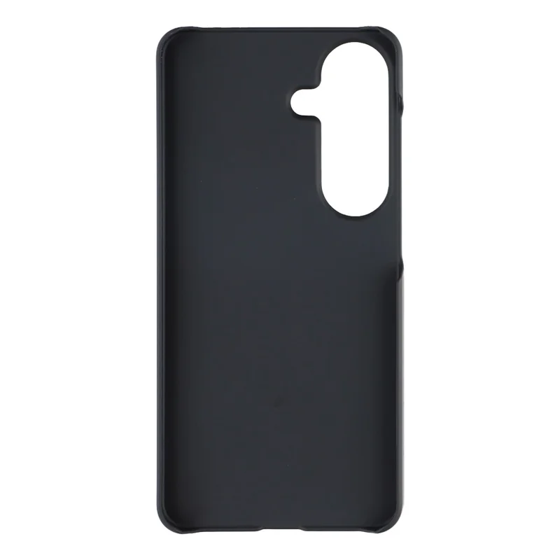 Funda para Samsung Galaxy S26 FE, carcasa rígida de PC resistente a caídas, cubierta de teléfono minimalista mate - Negro