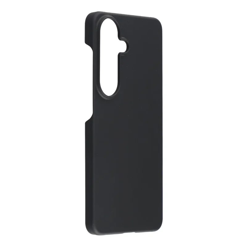 Funda para Samsung Galaxy S26 FE, carcasa rígida de PC resistente a caídas, cubierta de teléfono minimalista mate - Negro