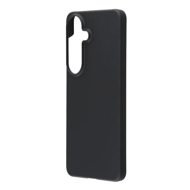 Funda para Samsung Galaxy S26 FE, carcasa rígida de PC resistente a caídas, cubierta de teléfono minimalista mate - Negro