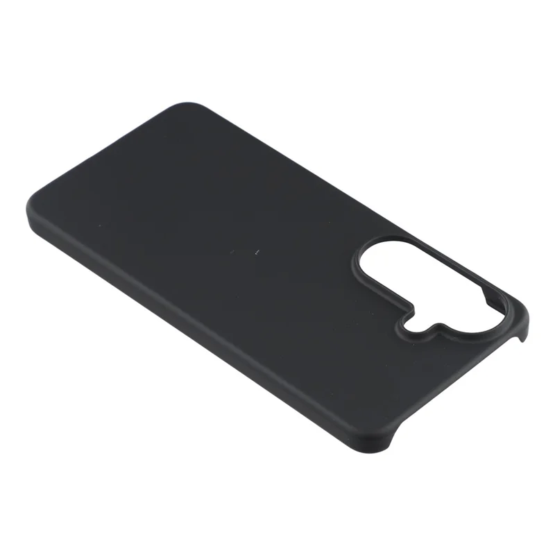 Funda para Samsung Galaxy S26 FE, carcasa rígida de PC resistente a caídas, cubierta de teléfono minimalista mate - Negro