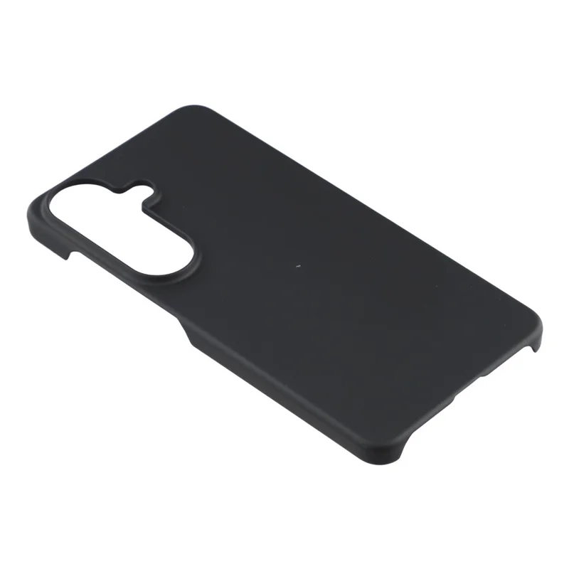 Funda para Samsung Galaxy S26 FE, carcasa rígida de PC resistente a caídas, cubierta de teléfono minimalista mate - Negro