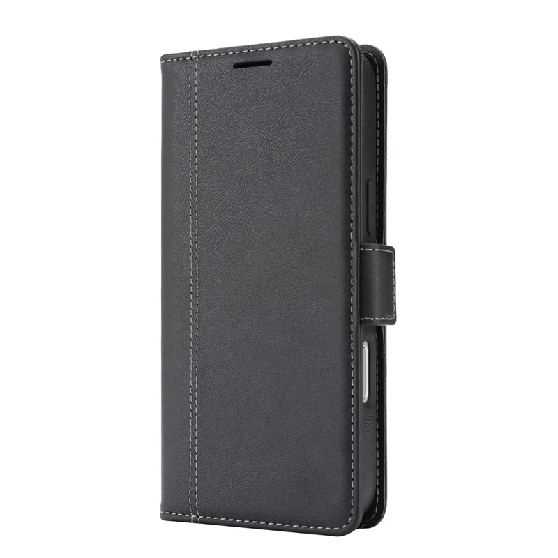 For Google Pixel 9a Magnetic Case Detachable 2 in 1 Leather Wallet Phone Cover - Black
