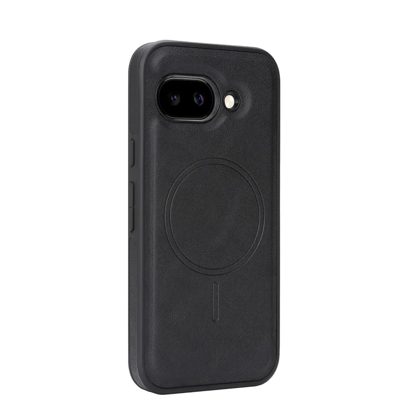 For Google Pixel 9a Magnetic Case Detachable 2 in 1 Leather Wallet Phone Cover - Black