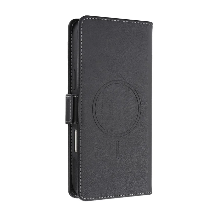 Magnetic Case For Google Pixel 10 / Pixel 10 Pro / Pixel 9 / Pixel 9 Pro Detachable 2 in 1 Leather Wallet Phone Cover - Black