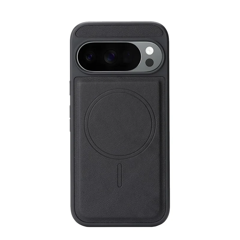 For Google Pixel 10 Pro XL / Pixel 9 Pro XL Magnetic Case Detachable 2 in 1 Leather Wallet Phone Cover - Black