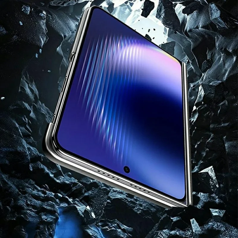 SULADA Para Huawei Pura X Max Capa em Couro Genuíno de Vaca Capa Traseira sem Moldura - Marrom