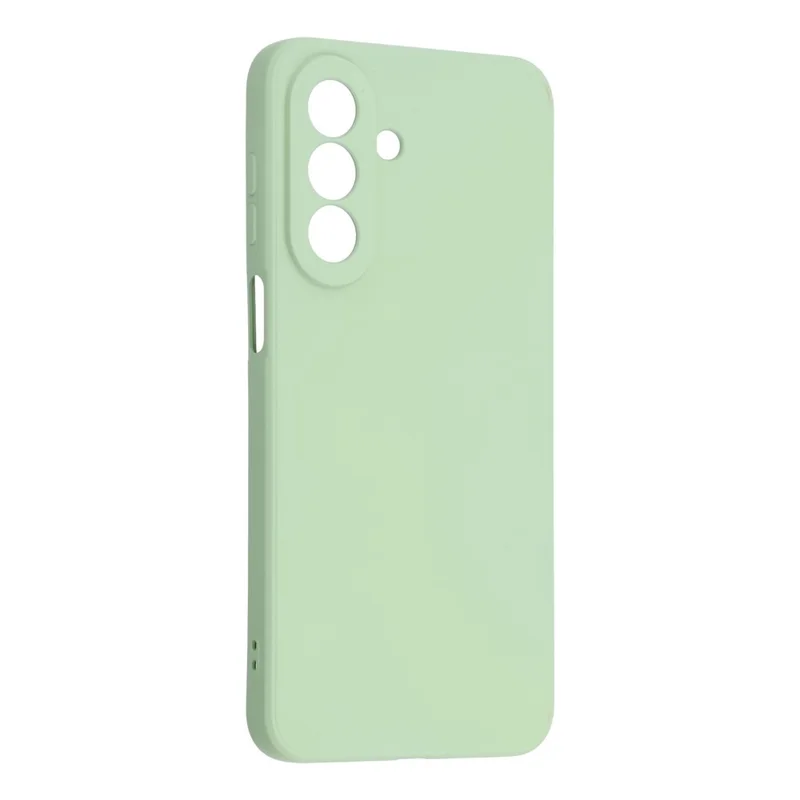 For Samsung Galaxy A27 Case TPU Back Soft Anti-Scratch Fiber Lining Phone Cover - Matcha Green