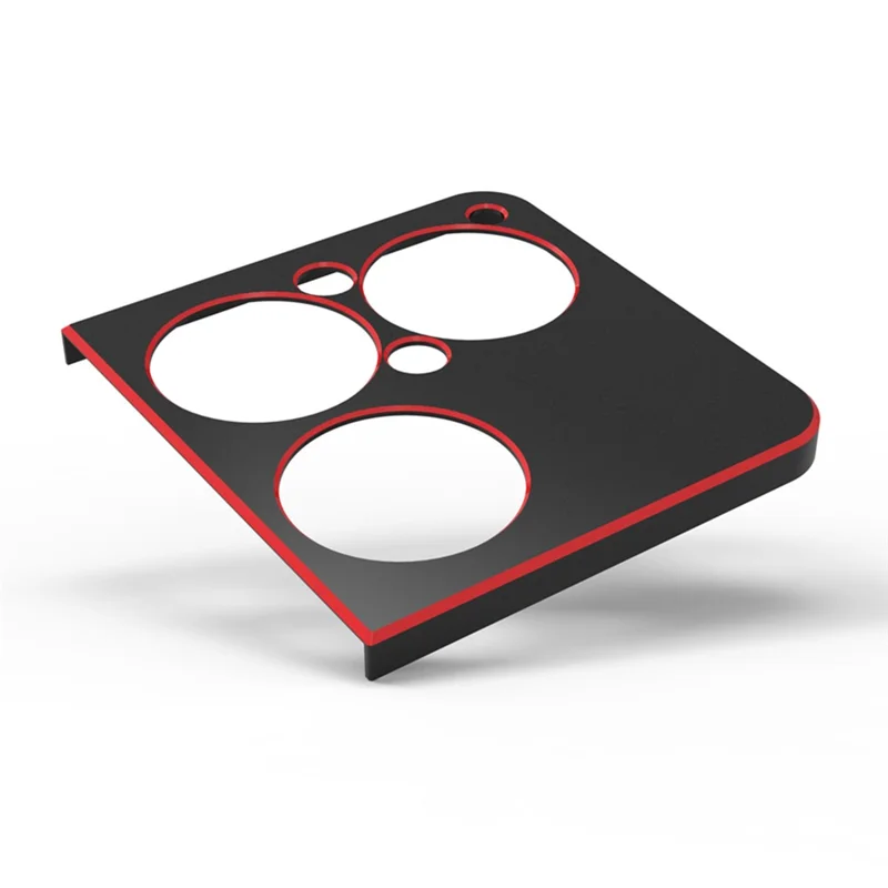 For Sony Xperia 1 VIII Bumper Case Metal Frame Phone Cover with Camera Lens Guard - Black / Red