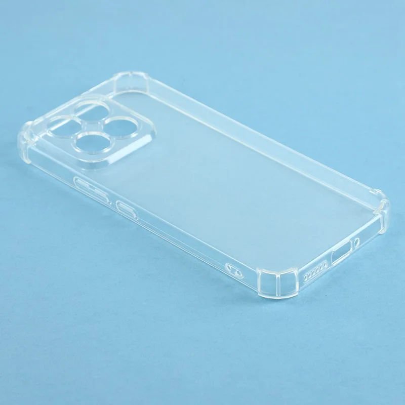 For Xiaomi 17 Max TPU Case Reinforced Corners Drop-proof Phone Cover - Transparent