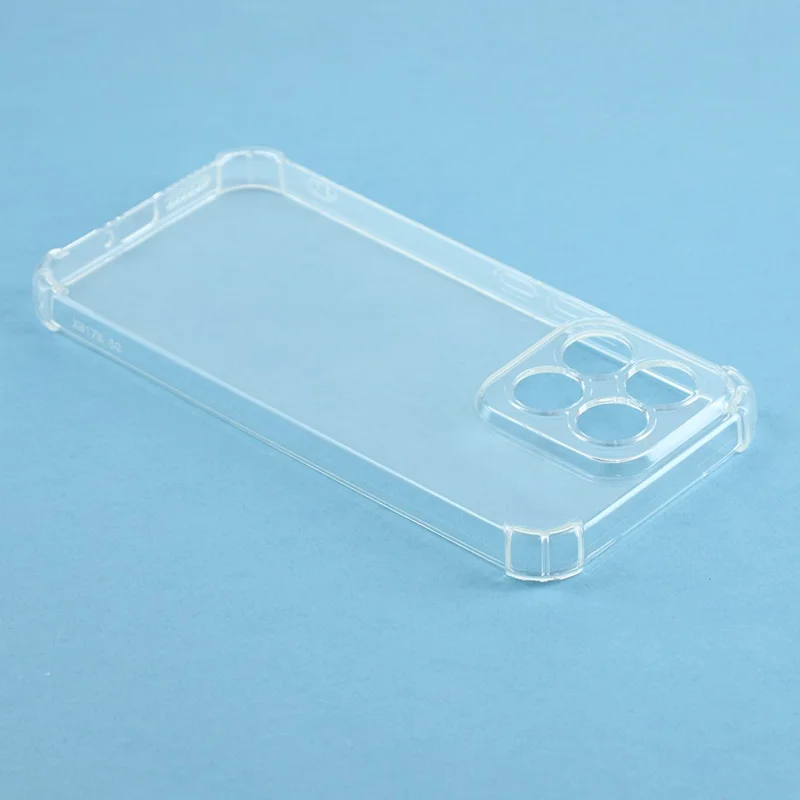 For Xiaomi 17 Max TPU Case Reinforced Corners Drop-proof Phone Cover - Transparent