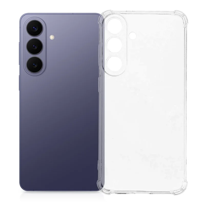 Funda TPU para Samsung Galaxy S26 FE con Refuerzo en Esquinas y Diseño a Prueba de Caídas - Transparente