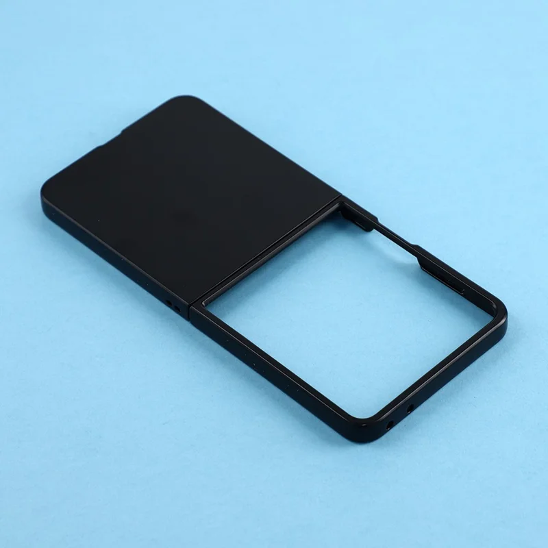 Voor Samsung Galaxy Z Flip8 Hoesje Slank Hard PC Stootvaste Telefoon Achterklep - Zwart