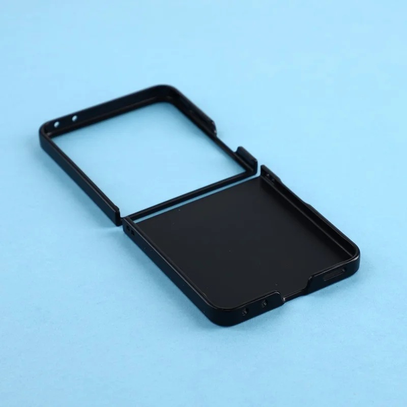 Voor Samsung Galaxy Z Flip8 Hoesje Slank Hard PC Stootvaste Telefoon Achterklep - Zwart