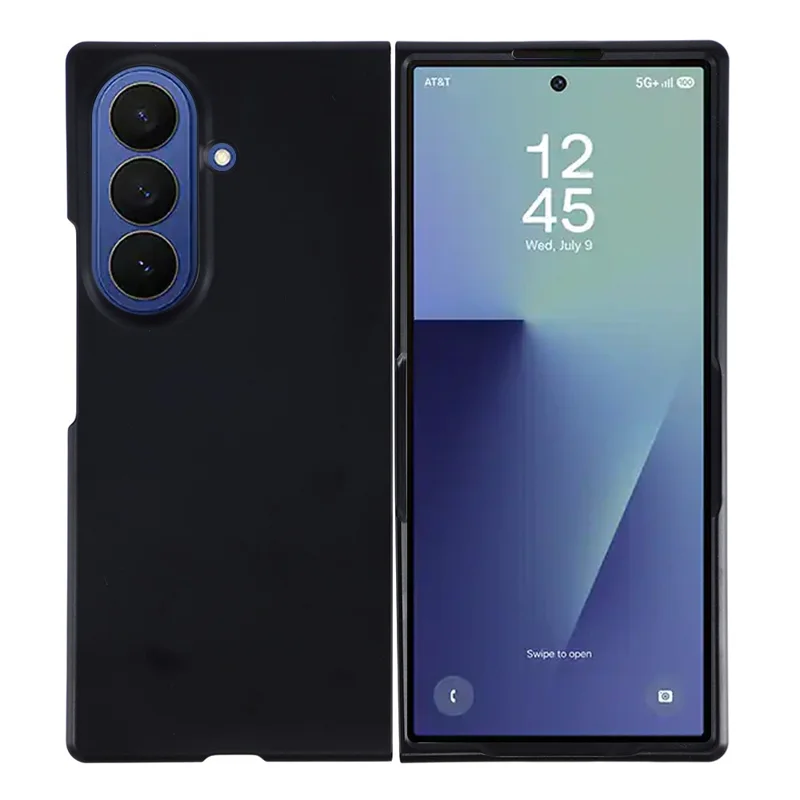 For Samsung Galaxy Z Fold8 Hoes Slim Harde PC Stootvrije Telefoon Achterkant - Zwart