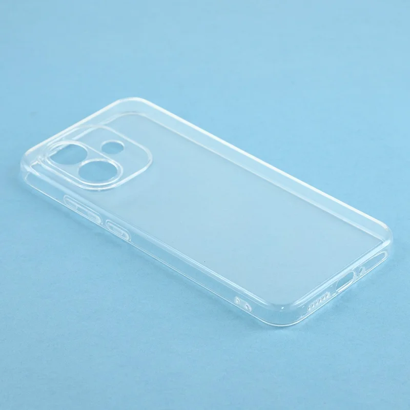 Funda trasera transparente ultrafina para Xiaomi Redmi Note 17 4G, funda clara de TPU flexible - Transparente