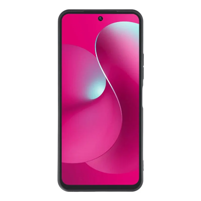 Obudowa na T-Mobile REVVL 8 Cienka obudowa TPU odporna na zarysowania matowa obudowa na telefon - Czarny