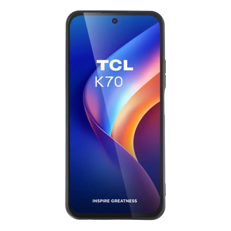 Cover per TCL K70 5G Sottile in TPU Anti Graffio Opaco - Nero