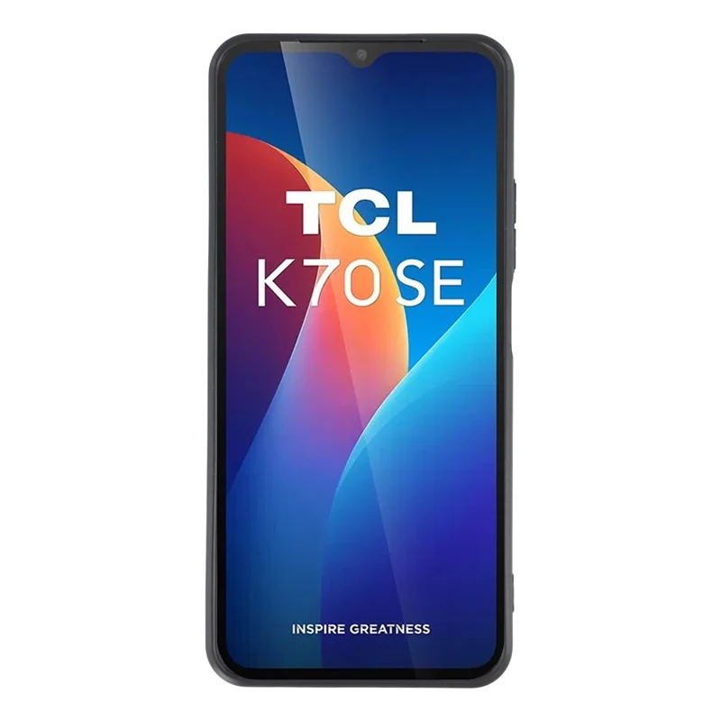 Custodia per TCL K70 SE 4G Custodia Sottile in TPU Anti Graffio Rivestimento Opaco - Nero