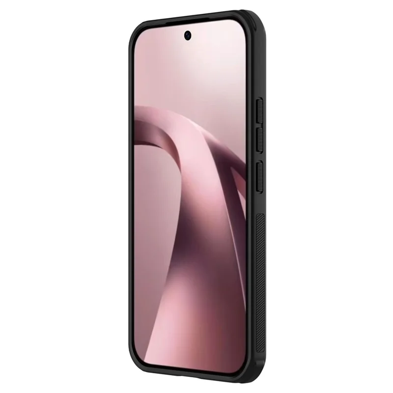 NILLKIN Frosted Shield Pro til Xiaomi 17T, taskase i mat PC + TPU - Transparent sort