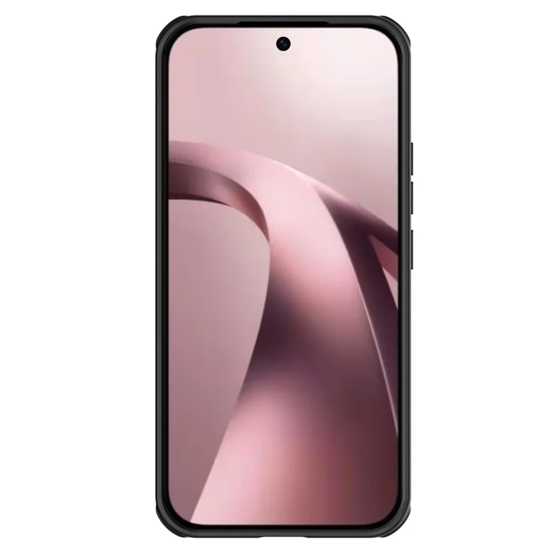 NILLKIN Frosted Shield Pro til Xiaomi 17T, taskase i mat PC + TPU - Transparent sort