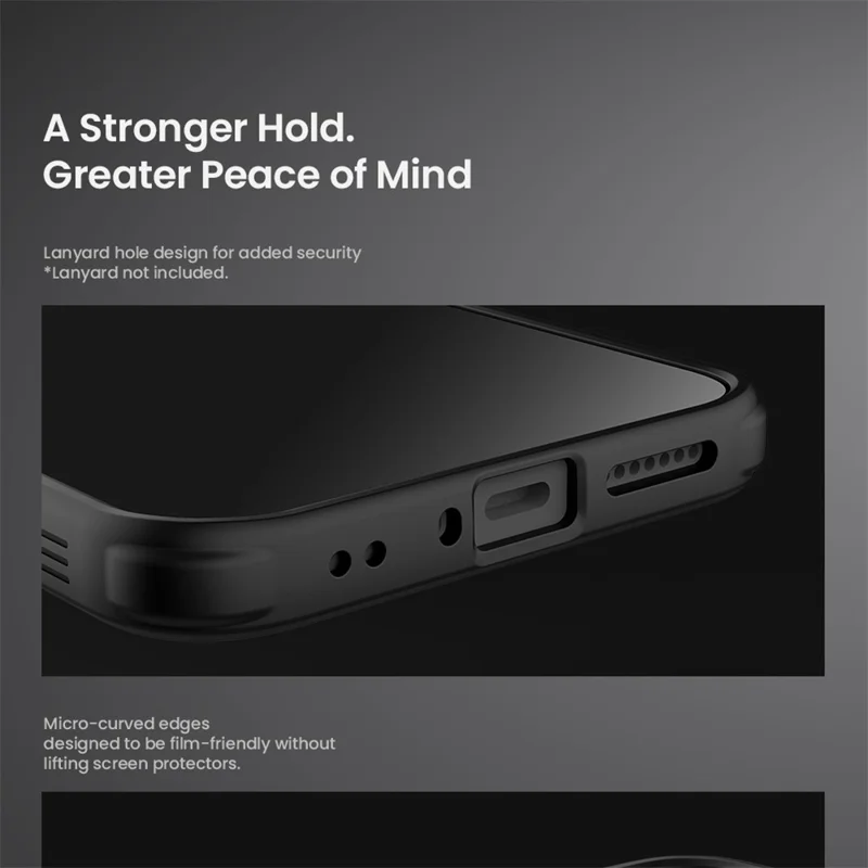 NILLKIN Camshield Pro Series para Xiaomi 17T Pro Funda PC + TPU con Cubierta Deslizante para Cámara - Negro