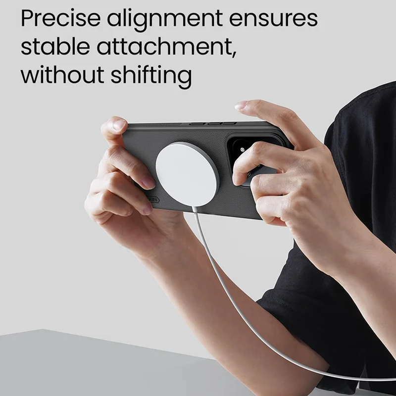 NILLKIN Frosted Shield Pro For Xiaomi 17T Pro Case Matte PC + TPU Phone Cover - Transparent Black