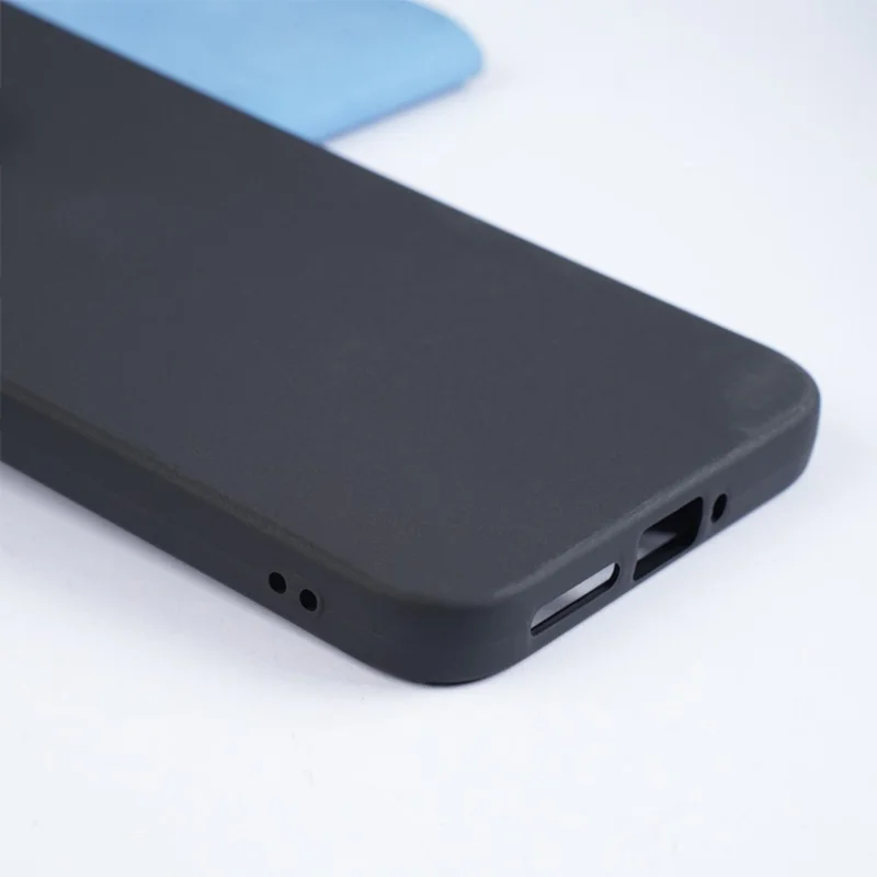 Чехол для Xiaomi 17T Pro, матовый, мягкий из ТПУ, черный