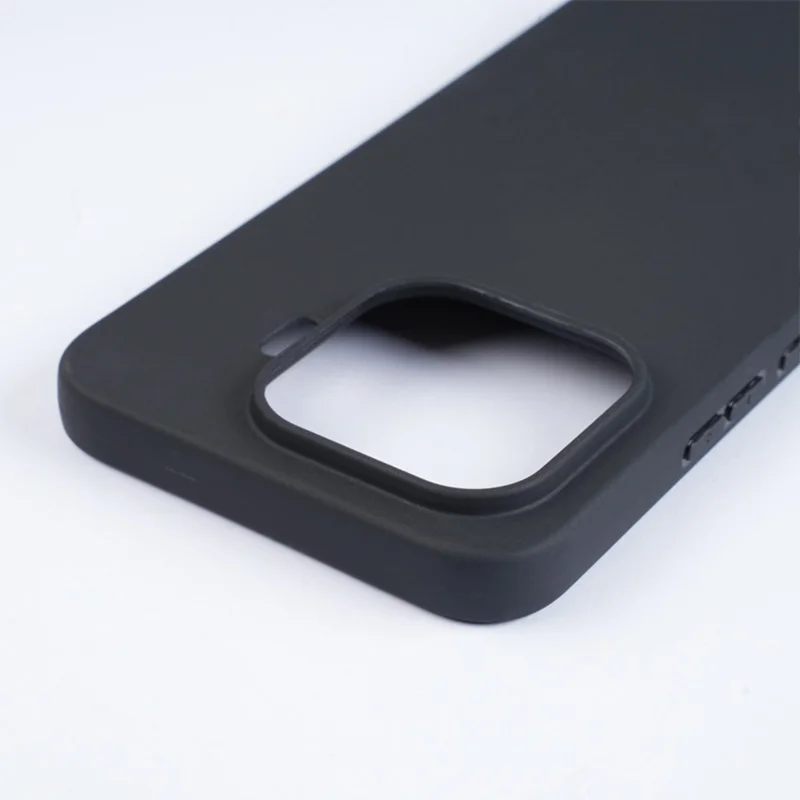 Чехол для Xiaomi 17T Pro, матовый, мягкий из ТПУ, черный