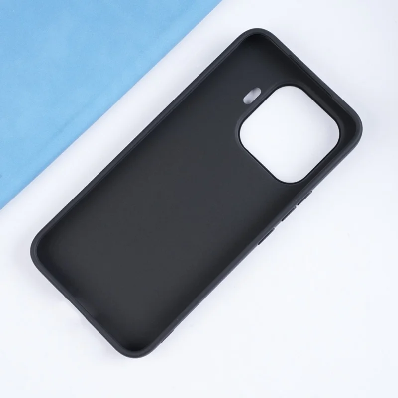 Чехол для Xiaomi 17T Pro, матовый, мягкий из ТПУ, черный