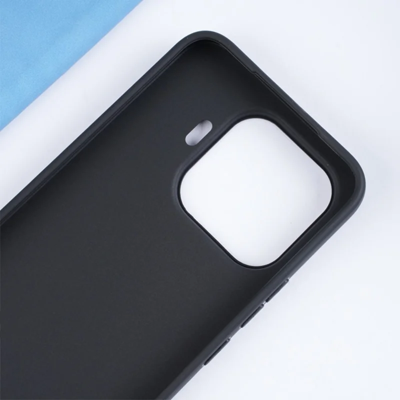 Чехол для Xiaomi 17T Pro, матовый, мягкий из ТПУ, черный