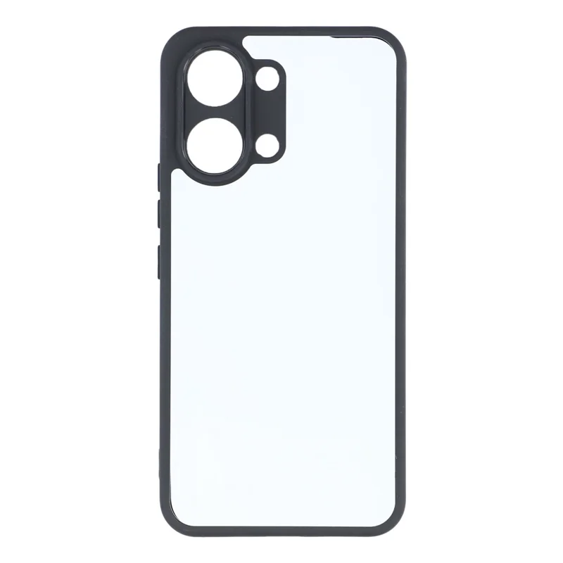 For Xiaomi Redmi Turbo 5 Max 5G / Poco X8 Pro Max 5G Phone Case TPU + Acrylic Clear Back Cover - Black
