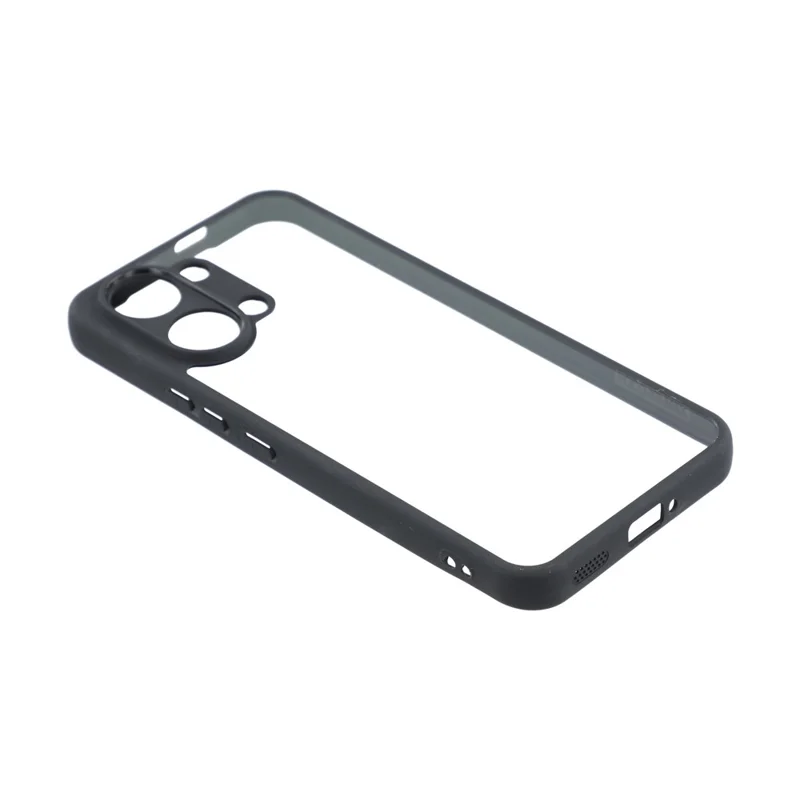 For Xiaomi Redmi Turbo 5 Max 5G / Poco X8 Pro Max 5G Phone Case TPU + Acrylic Clear Back Cover - Black