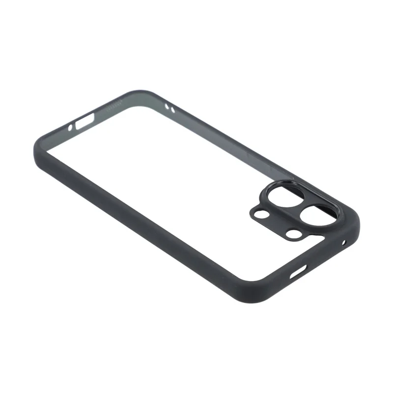 For Xiaomi Redmi Turbo 5 Max 5G / Poco X8 Pro Max 5G Phone Case TPU + Acrylic Clear Back Cover - Black