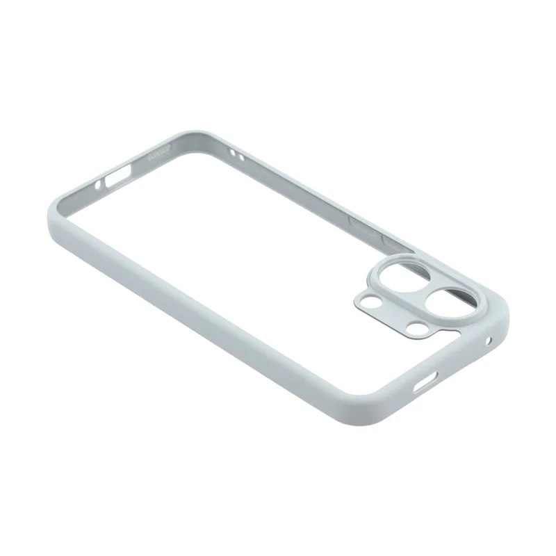 Funda para teléfono Xiaomi Redmi Turbo 5 Max 5G / Poco X8 Pro Max 5G, carcasa trasera transparente de TPU + acrílico - Gris