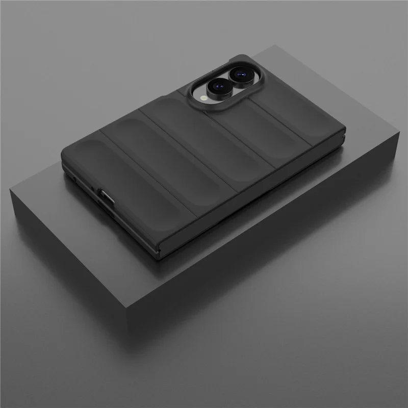 TPU-zachte beschermhoes met robuuste achterkant voor Samsung Galaxy Z Fold8, valbeveiliging - Zwart